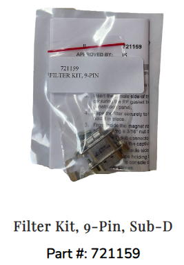 Filter Kit, 9-Pin, Sub D