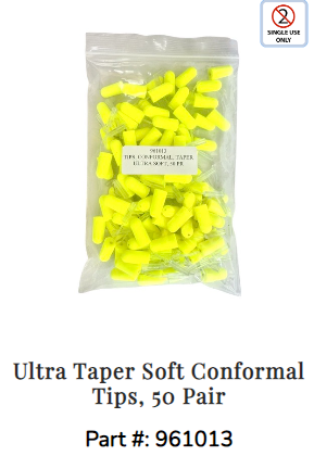 Ultra Taper Soft Conformal Tips, 50 Pair