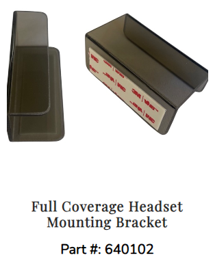 Full Coverage Headset Mounting Bracket